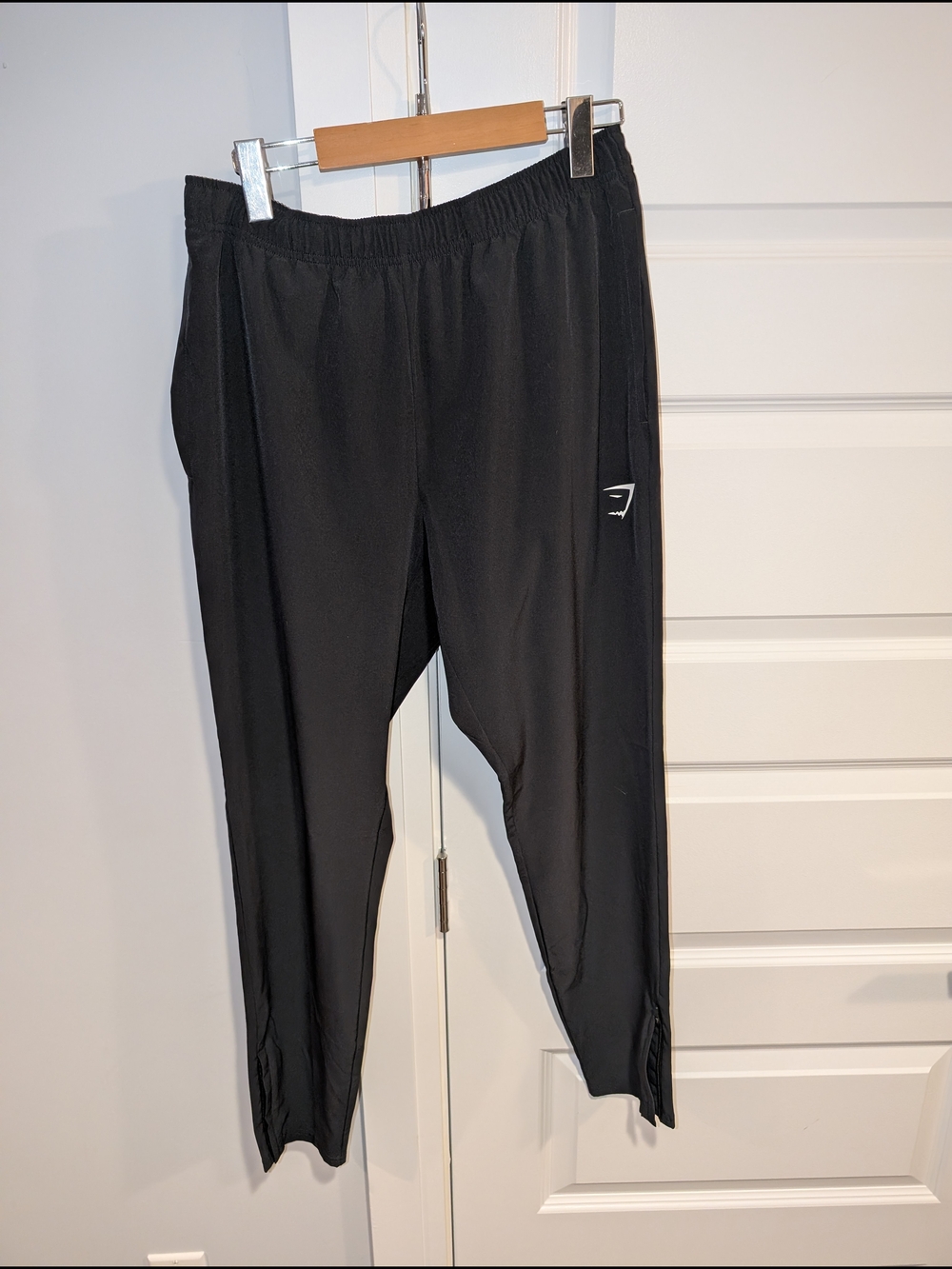 Gymshark Black Athletic Joggers with Subtle Logo